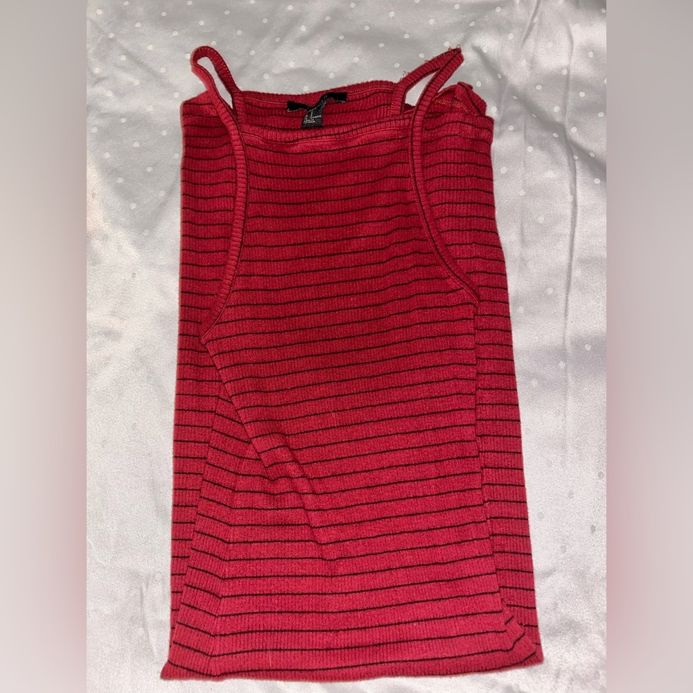 forever 21, small, red/black striped dress